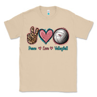 Mushroom Peace Love Volleyball Classic Tee - Jasminsmagicworld