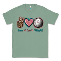 Sage Peace Love Volleyball Classic Tee - Jasminsmagicworld