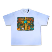 Grape Ice fall cross Urban Heavy Tee - RanaPortraitStore
