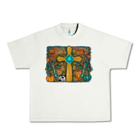 Pistachio fall cross Urban Heavy Tee - RanaPortraitStore