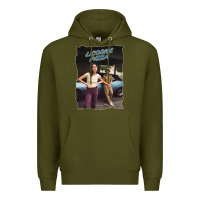 Army Green licoric new pizza Premium Hoodie - linhVisuals