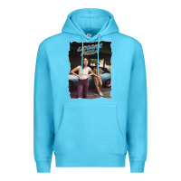 Ocean Blue licoric new pizza Premium Hoodie - linhVisuals