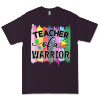 Plum Teacher of a warrior Premium Tee - CowhideDigitalArt
