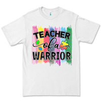 White Teacher of a warrior Premium Tee - CowhideDigitalArt