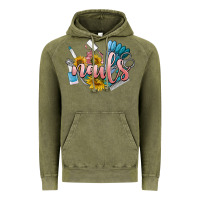 Vintage Olive nails Vintage Hoodie - BarkalooDesign
