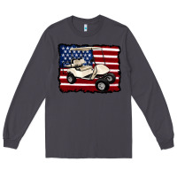 Smoke golf cart american flag Long Sleeve Tee - Artiststas