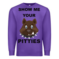 Purple Show Me Your Pitties Premium Sweatshirt - Bettercallsaul