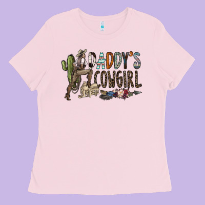 Daddy's Girl Ladies Tee Designed By Sublimationcraftshop