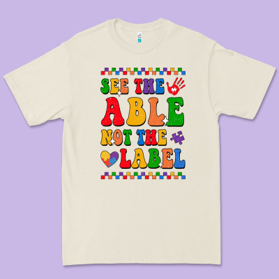 See The Able Not The Label Premium Tee Designed By Cowhidedigitalart