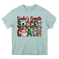 Arona Santa's Favorite Soccer Coach For Christmas Heavy Core Tee - FaDigitalArtStudio