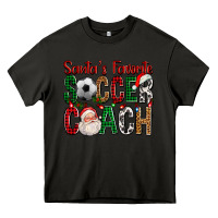 Asphalt Santa's Favorite Soccer Coach For Christmas Heavy Core Tee - FaDigitalArtStudio