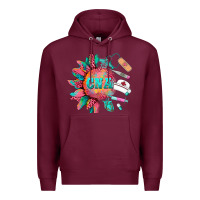 Burgundy western certified nurse asistant  medical instruments Premium Hoodie - BarkalooDesign