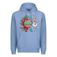 Colony Blue western certified nurse asistant  medical instruments Premium Hoodie - BarkalooDesign