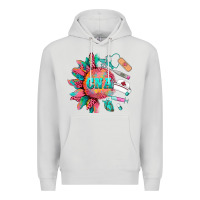 Dove Grey western certified nurse asistant  medical instruments Premium Hoodie - BarkalooDesign