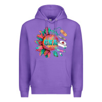 Purple western certified nurse asistant  medical instruments Premium Hoodie - BarkalooDesign