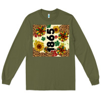 Army Green juneteenth 1865 sunflowers Long Sleeve Tee - Artiststas