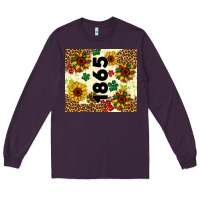 Plum juneteenth 1865 sunflowers Long Sleeve Tee - Artiststas