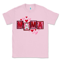 Bubblegum Pink Mother's Day mama hearts Classic Tee - FaDigitalArtStudio