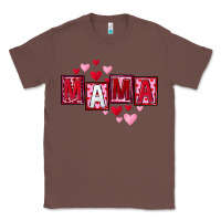 Chestnut Mother's Day mama hearts Classic Tee - FaDigitalArtStudio