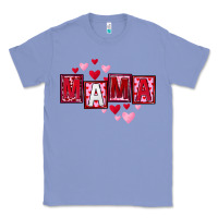 Colony Blue Mother's Day mama hearts Classic Tee - FaDigitalArtStudio