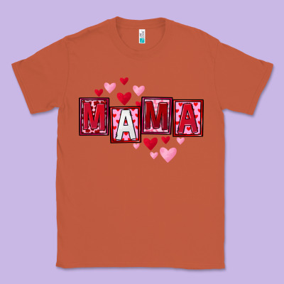 Mother's Day Mama Hearts Classic Tee Designed By Fadigitalartstudio