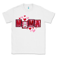 White Mother's Day mama hearts Classic Tee - FaDigitalArtStudio