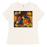 Bone Fall Crow Ladies Tee - LillyAllenDesigns