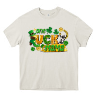 Cream one lucky mama Heavy Core Tee - FaDigitalArtStudio