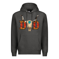 Charcoal Heather christmas dad (1) Premium Hoodie - RanaPortraitStore