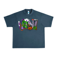Midnight Navy Halloween RN Registered Nurse Urban Heavy Tee - LillyAllenDesigns
