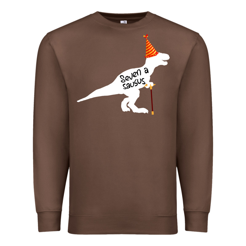 Seven A Saurus Premium Sweatshirt by Bettercallsaul | Teevron