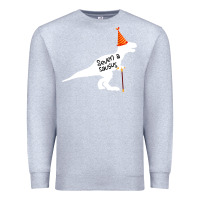 Heather Grey Seven a Saurus Premium Sweatshirt - Bettercallsaul