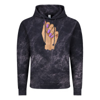 Cloud Black nail Vintage Hoodie - BarkalooDesign