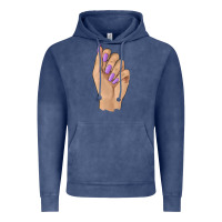 Vintage Denim nail Vintage Hoodie - BarkalooDesign