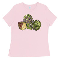 Bubblegum Pink Artichoke Ladies Tee - LillyAllenDesigns