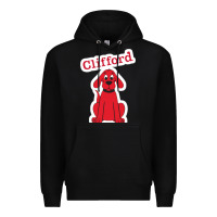Black clifford the big red dog 98093899 Premium Hoodie - linhVisuals