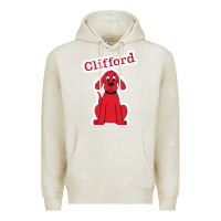 Oatmeal Heather clifford the big red dog 98093899 Premium Hoodie - linhVisuals