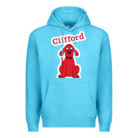 Ocean Blue clifford the big red dog 98093899 Premium Hoodie - linhVisuals