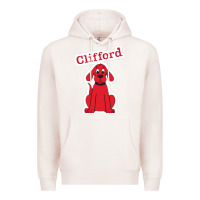 Pale Pink clifford the big red dog 98093899 Premium Hoodie - linhVisuals