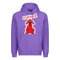 Purple clifford the big red dog 98093899 Premium Hoodie - linhVisuals