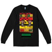 Black juneteenth freedom day 12 oz can cooler (slim) 2 Long Sleeve Tee - Artiststas