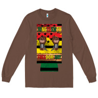 Chestnut juneteenth freedom day 12 oz can cooler (slim) 2 Long Sleeve Tee - Artiststas