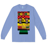 Colony Blue juneteenth freedom day 12 oz can cooler (slim) 2 Long Sleeve Tee - Artiststas