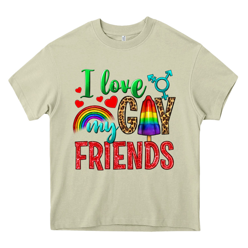 I Love My Gay Friends Heavy Core Tee by BundleAndBundleShop | Teevron