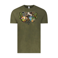 Vintage Olive camp life Vintage Tee - SublimationCraftShop