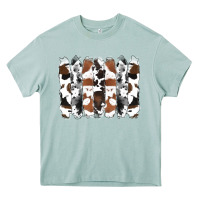 Arona cowhide brushstrokes Heavy Core Tee - RanaPortraitStore