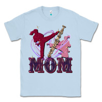 Dusty Blue Taekwondo mom Mother's Day Classic Tee - FaDigitalArtStudio