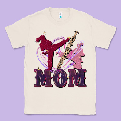 Taekwondo Mom Mother's Day Classic Tee Designed By Fadigitalartstudio
