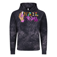 Cloud Black nail boss Vintage Hoodie - BarkalooDesign