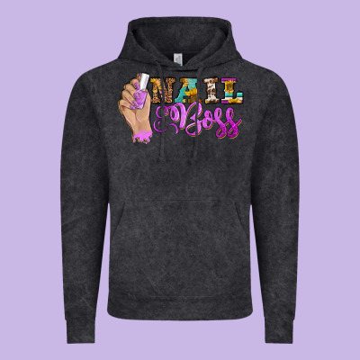 Nail Boss Vintage Hoodie Designed By Barkaloodesign